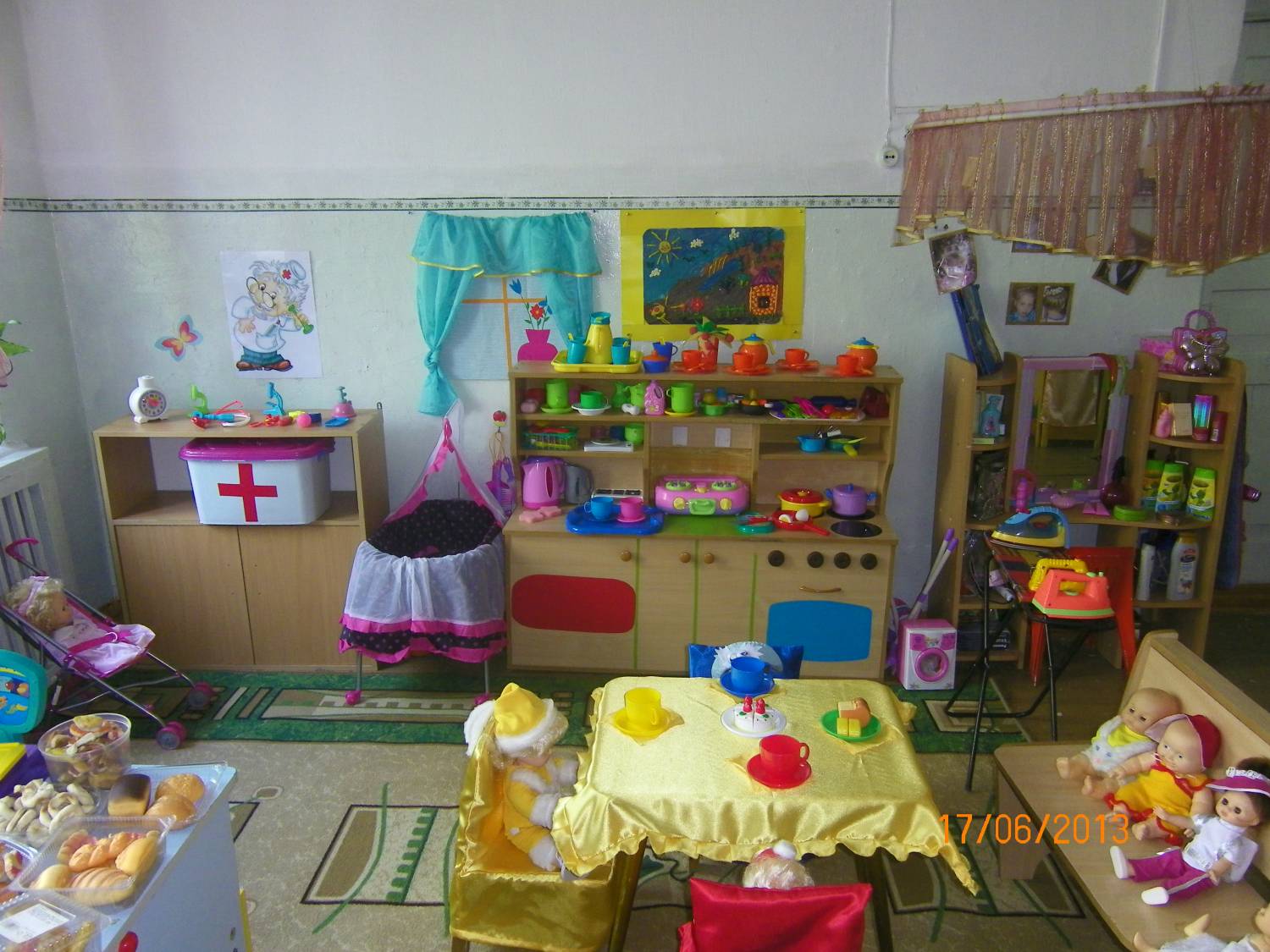 Игровые зоны в детском саду по ФГОС средняя группа